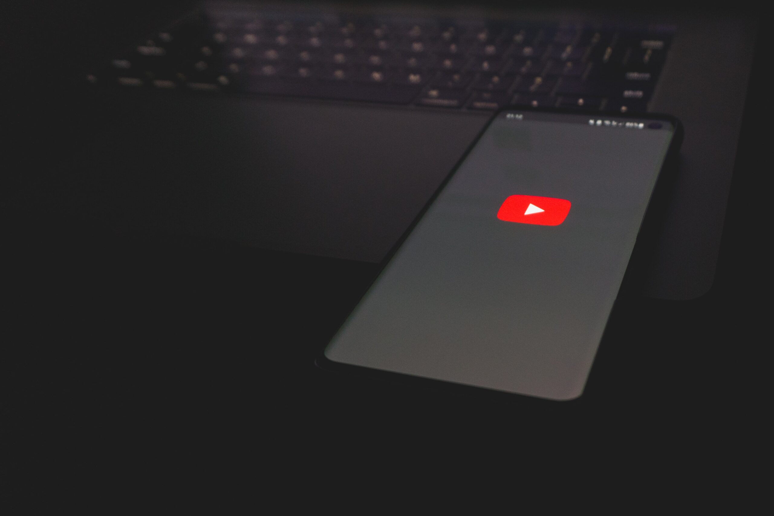 youtube video on a phone