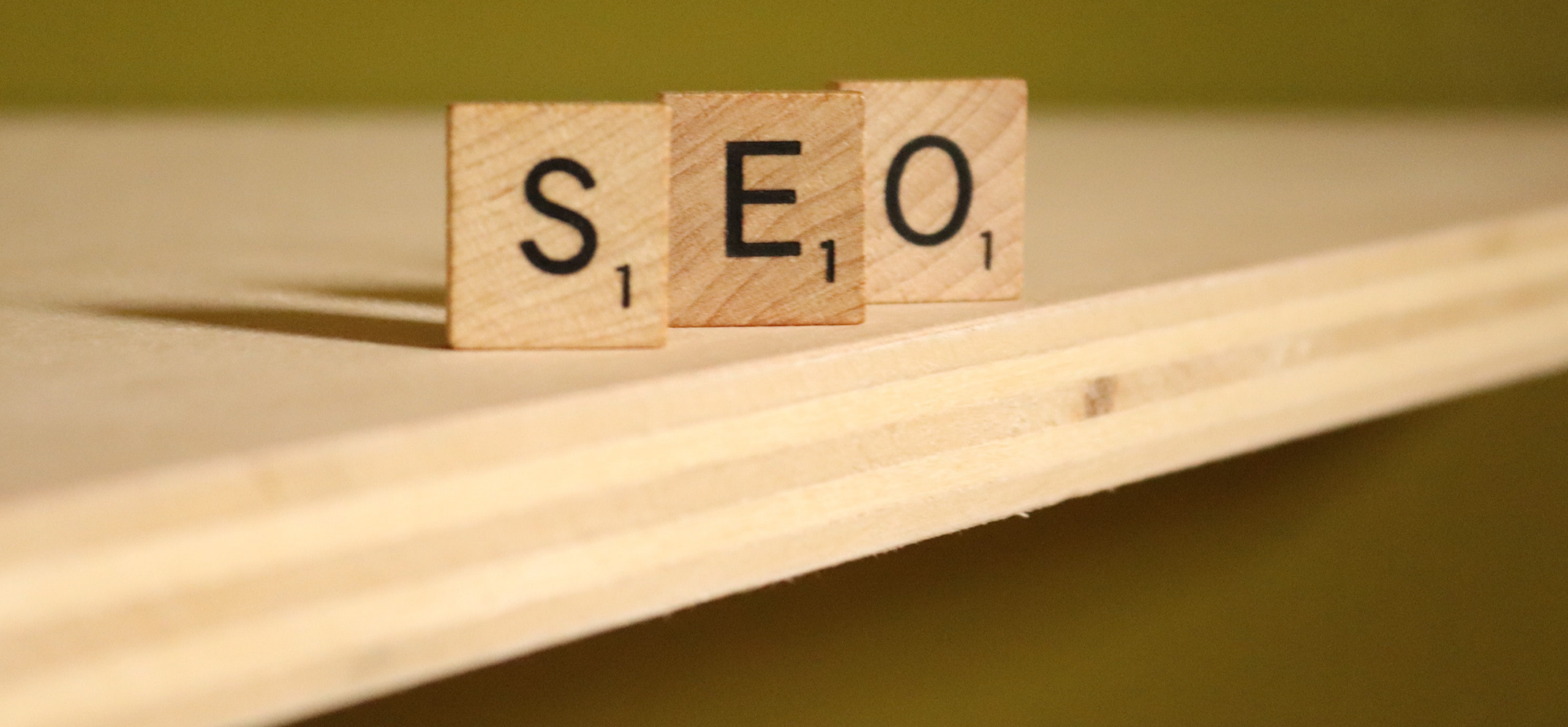 seo spelled out in scrabble tiles